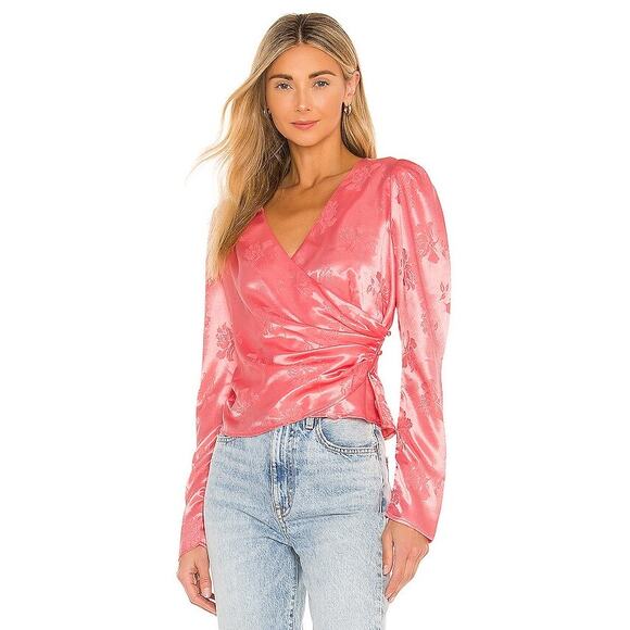 Bardot Revolve Betty Top in Watermelon NWT Size Medium - Picture 1 of 5